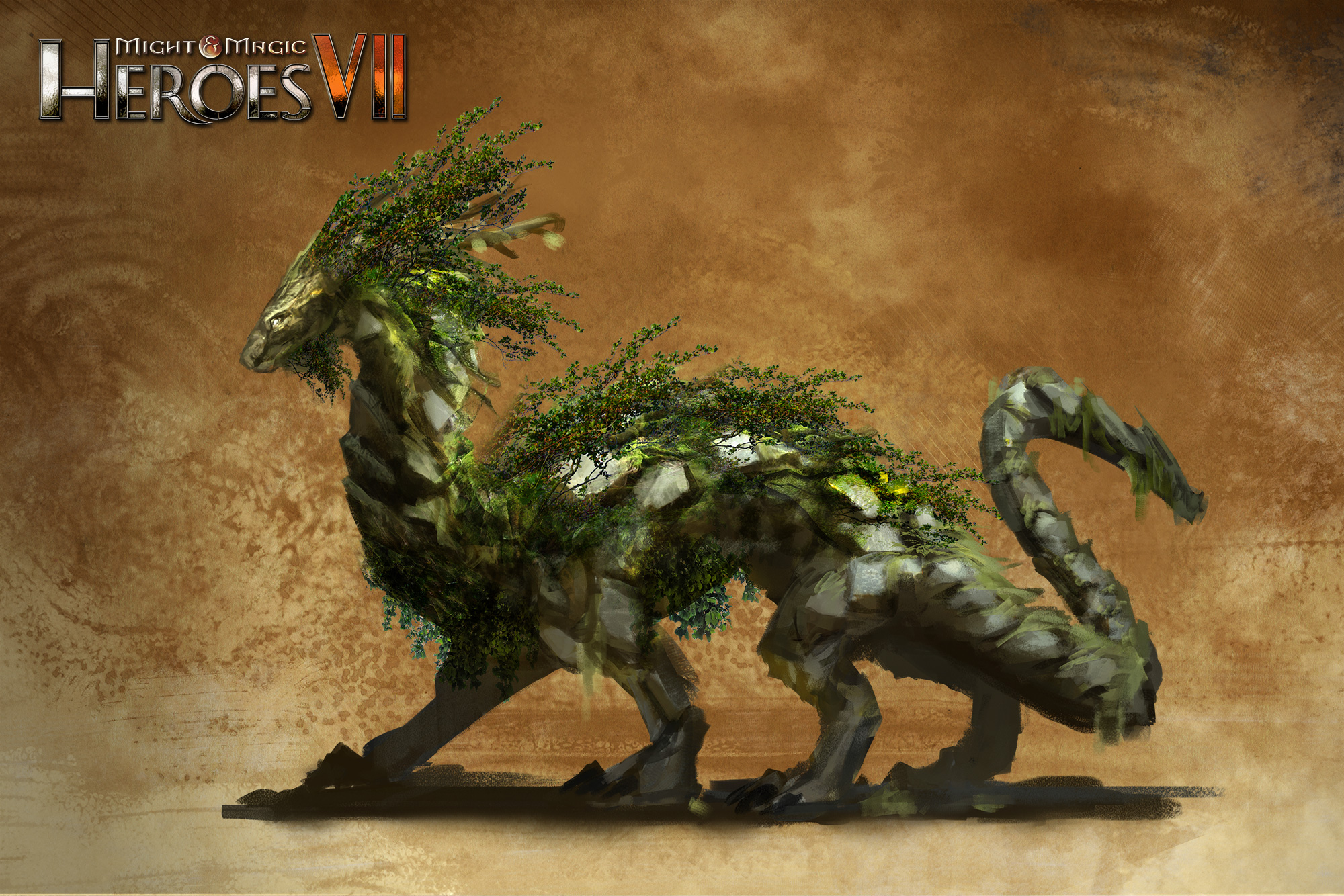 英 雄 无 敌 7 - creature Sylvan Green Dragon.